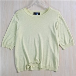 Футболка-свитер с круглым вырезом и короткими рукавами Monnar*i