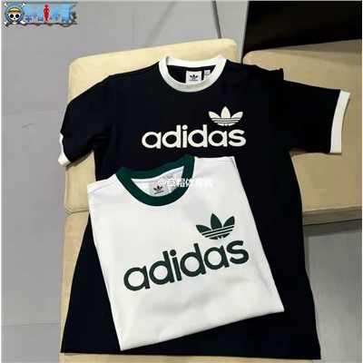 Эластичная футболка Adida*s Originals 🩵  Материал: хлопок с небольшой примесью полиэстера