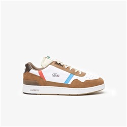 Men's T-Clip Leather Tricolor Sneakers