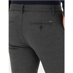 Gri Slim Fit Kanvas Pantolon