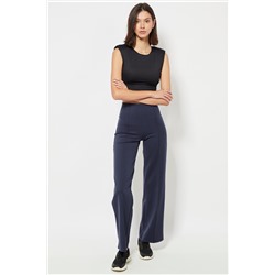 Pantalón cintura alta - Azul marino