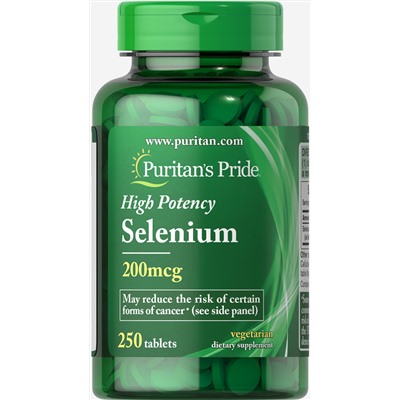 Puritan's Pride Selenium 200 mcg
