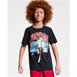 Jordan Big Boys Short-Sleeve Pixel Graphic T-Shirt