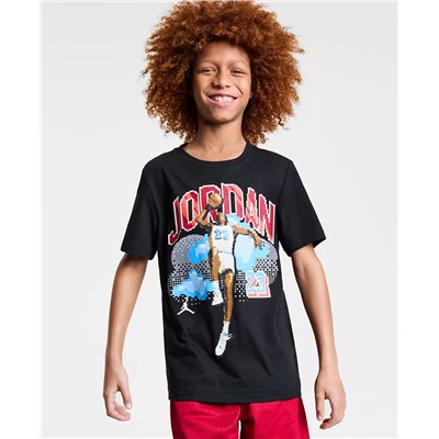 Jordan Big Boys Short-Sleeve Pixel Graphic T-Shirt
