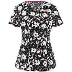 heartsoul Scrubs You're So Vine Print Top