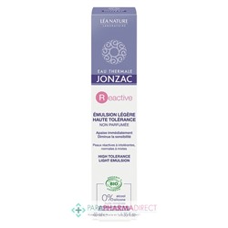 Eau Thermale Jonzac - Reactive - Emulsion Légère Haute Tolérance BIO 40ml