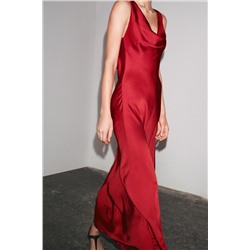 ZW COLLECTION LONG SATIN DRESS