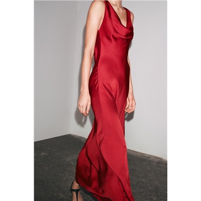 ZW COLLECTION LONG SATIN DRESS