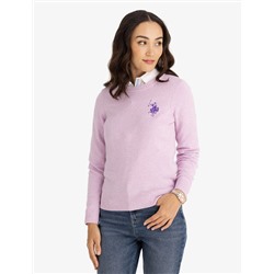 LARGE LOGO CREW NECK SWEATER
