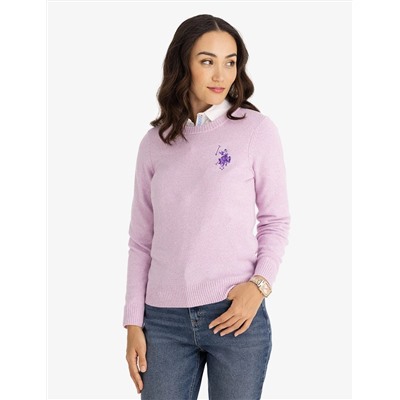 LARGE LOGO CREW NECK SWEATER