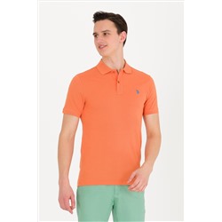 Erkek Kiremit Basic Polo Yaka Tişört