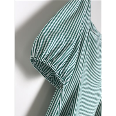 Gestreiftes Minikleid