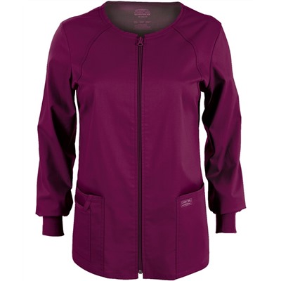 Cherokee Workwear Scrubs Premium Core STRETCH Warm Up Jacket
