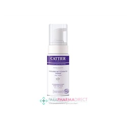 Cattier Nuage Céleste Mousse Nettoyante Visage Rose Bleuet BIO 150ml