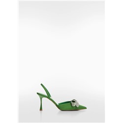 Zapato tacón lazo