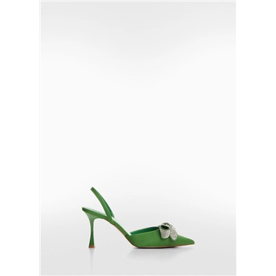 Zapato tacón lazo
