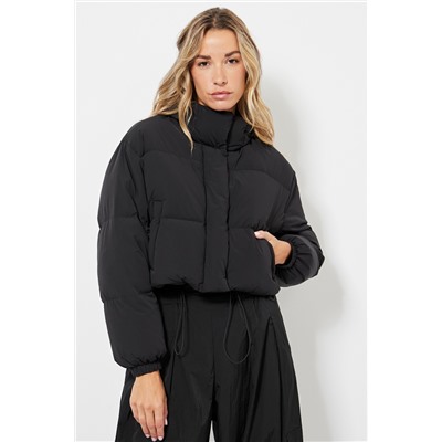 Anorak con capucha - Negro