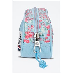 Estuche Aide Celeste y rosa