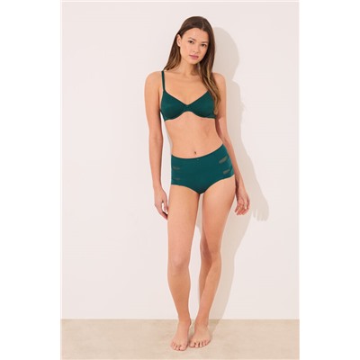 Sujetador clásico PRETTY microfibra verde