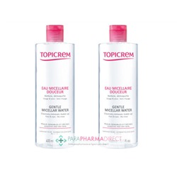Topicrem Eau Micellaire Douceur Nettoie & Démaquille 2x400mlLot  × 2