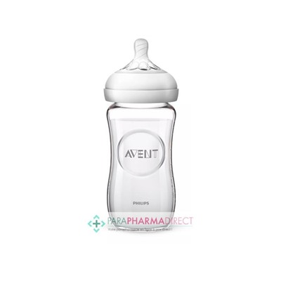Avent Biberon Natural Verre 1m+ 240ml