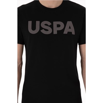 Erkek Regular Fit Bisiklet Yaka Siyah Basic Tişört