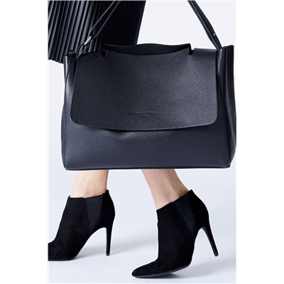 Bolso de piel Bage Negro