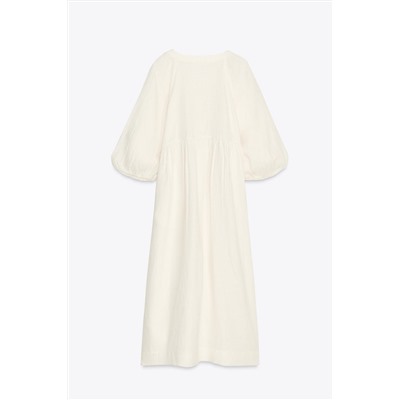 100% LINEN TUNIC DRESS ZW COLLECTION