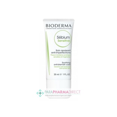 Bioderma Sébium Sensitive Soin Apaisant Anti-Imperfections 30ml