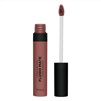 Помада Deliplus Matte Fluid Lipstick 01 нюдовый бежевый