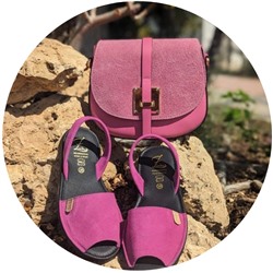 Ab. Zapatos 3106-8 magenta+PELLE · 2704 fuxia АКЦИЯ