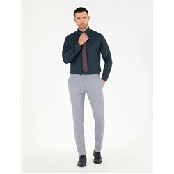 Koyu Mavi Ex. Slim Fit Kumaş Pantolon