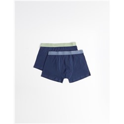 2 Boxers Pack, Men, Dark Blue