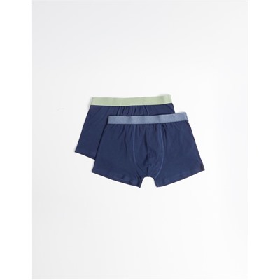 2 Boxers Pack, Men, Dark Blue