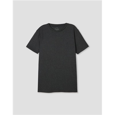 Camiseta Básica, Gris Oscuro