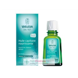 Weleda Huile Capillaire Nourrissante au Romarin 50ml