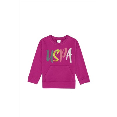 Kız Çocuk Menekşe Sweatshirt