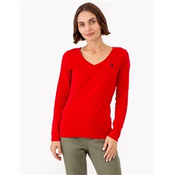 LONG SLEEVE V-NECK T-SHIRT