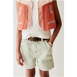 EMBROIDERED PATCHWORK WAISTCOAT