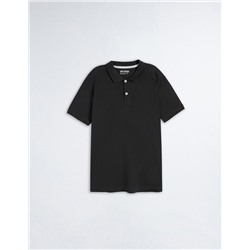 Piquet Polo, Men, Black