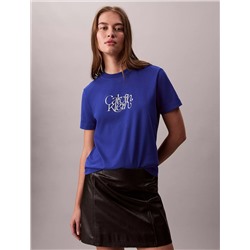 Script Logo Graphic Slim T-Shirt