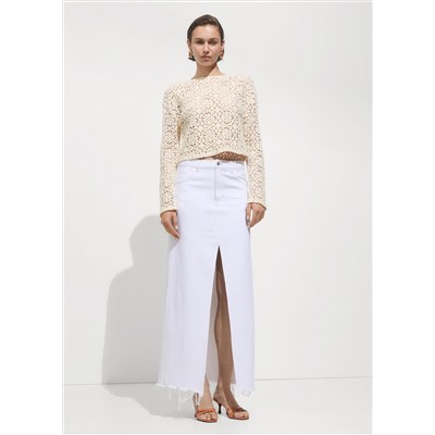 Jersey crochet flores