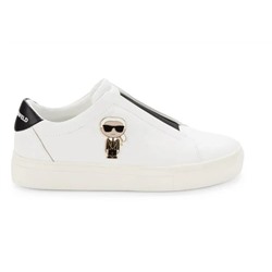 Karl Lagerfeld Paris Ceci Logo Leather Slip On Sneakers
