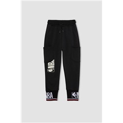 Defacto Erkek Çocuk NBA Wordmark Kalın Eşofman Altı A5545A823WN