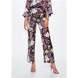 Pantalón estampado flores -  Mujer | MANGO OUTLET Melilla