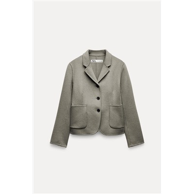 ZW COLLECTION DOUBLE-FACED FITTED BLAZER