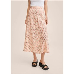 Falda fluida estampada -  Mujer | MANGO OUTLET Melilla