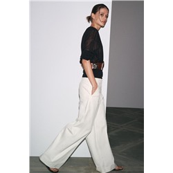 ZW COLLECTION HIGH-WAIST WIDE-LEG JEANS