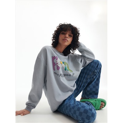 Bedrucktes Sweatshirt