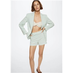 Shorts traje rayas -  Mujer | MANGO OUTLET Melilla